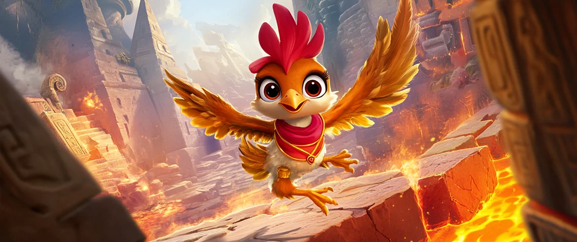 First happy chicken in the game