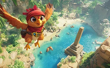 Fourth happy chicken in the game